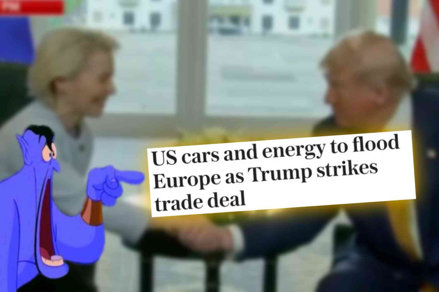 Thumbnail for "Biggest deal ever made": How in the world did Trump get the EU to do all this?? 🤯