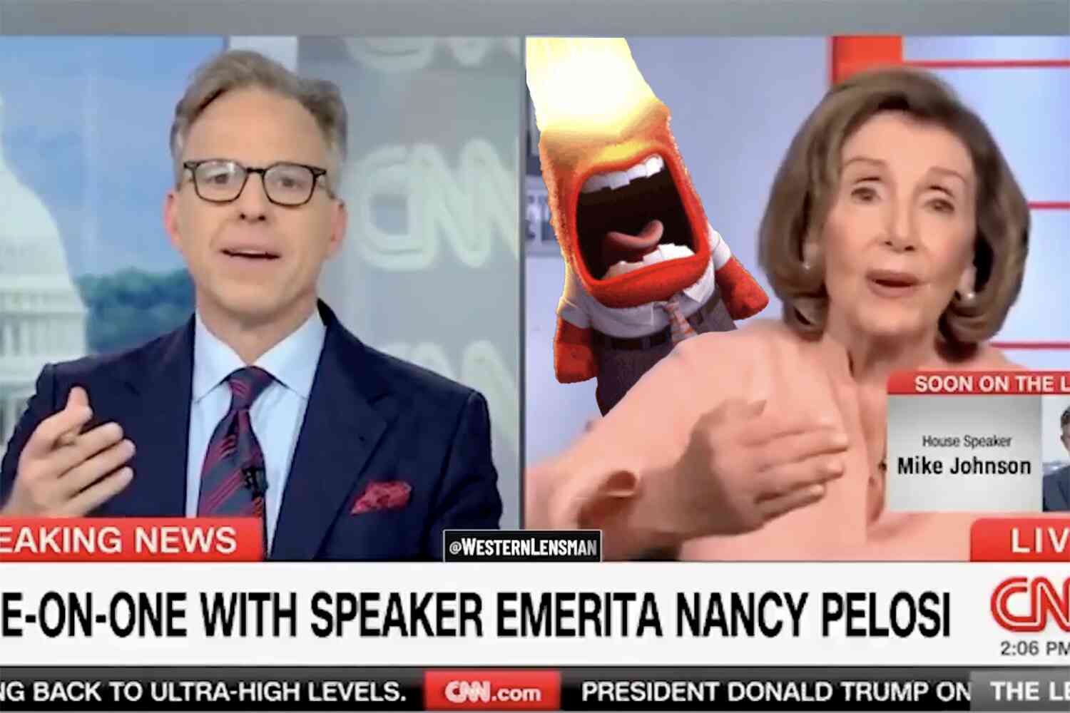 Thumbnail for Nancy Pelosi was NOT happy that CNN asked her about insider trading