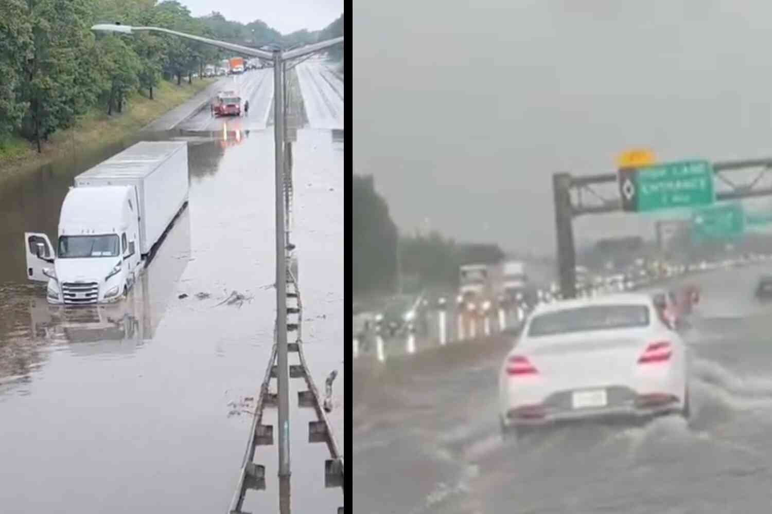 Thumbnail for NYC is getting DUMPED ON right now. Videos of the flooding here.