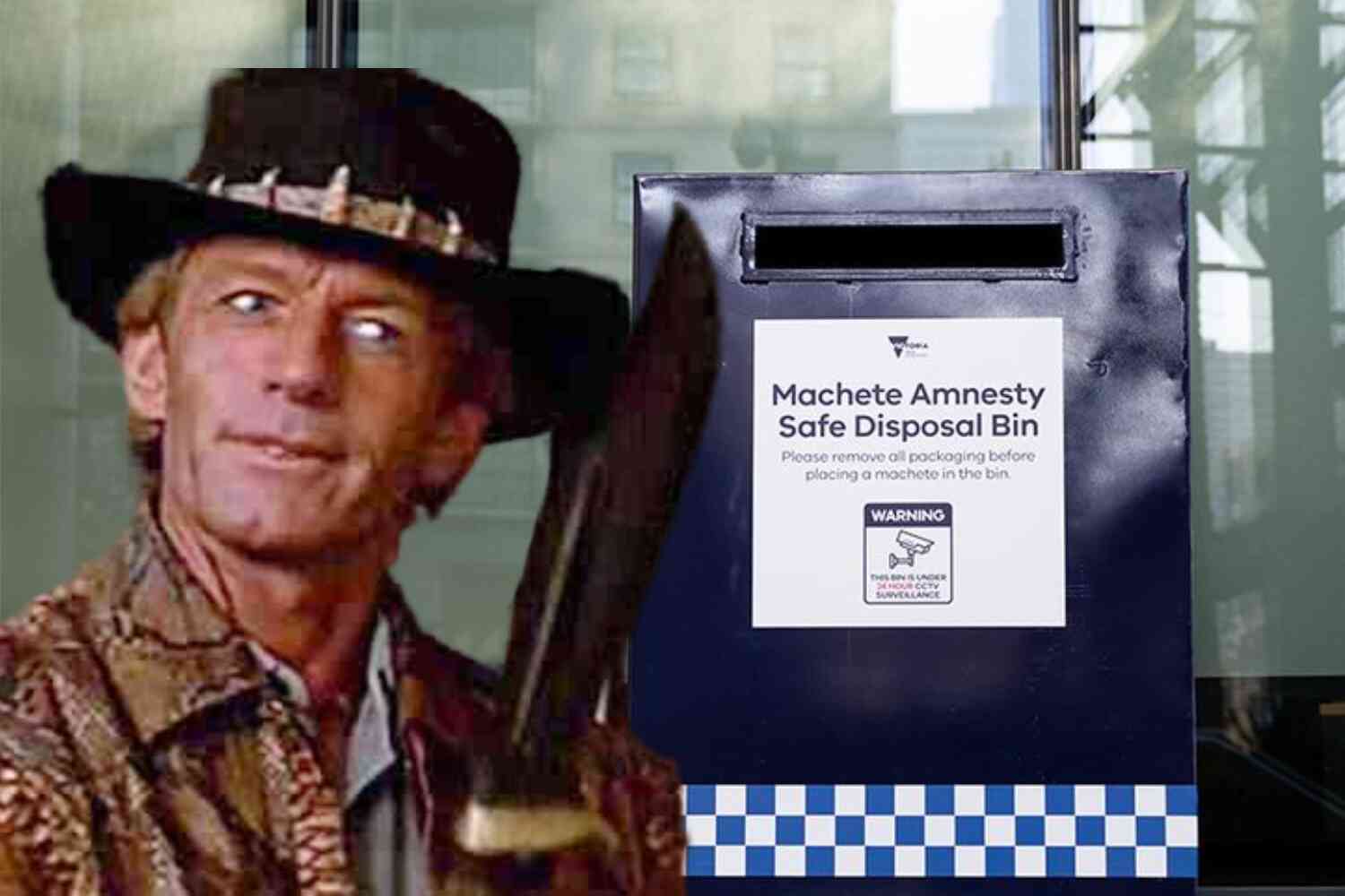 Thumbnail for Victoria, Australia, sets up machete drop boxes ahead of next month's statewide ban