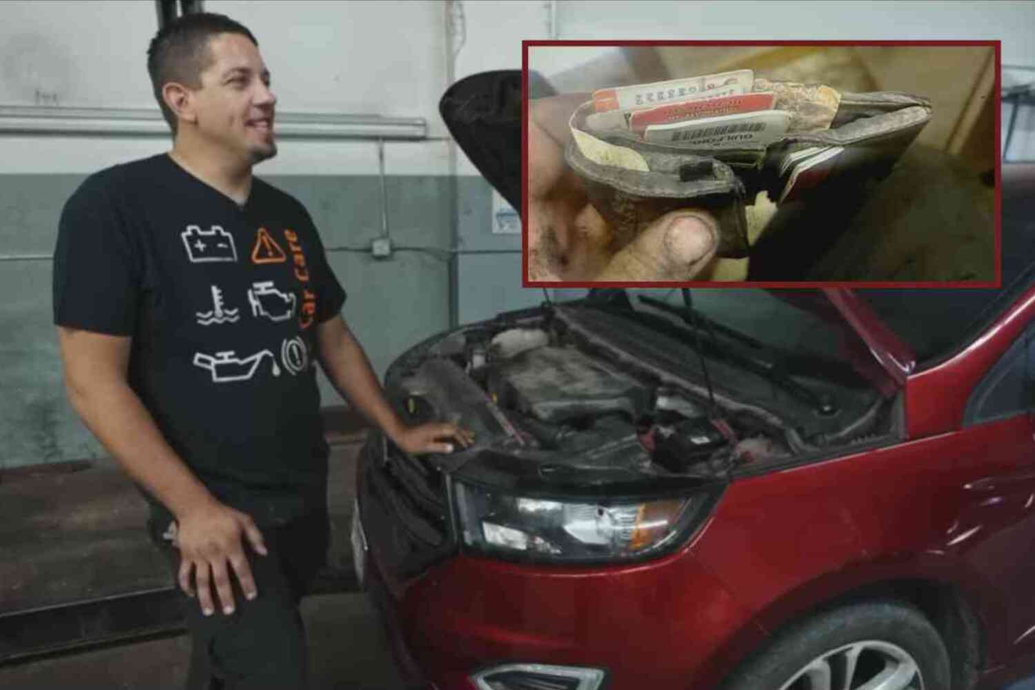Thumbnail for Wallet lost 11 years ago by a Ford assembly worker is returned thanks to an honest auto mechanic