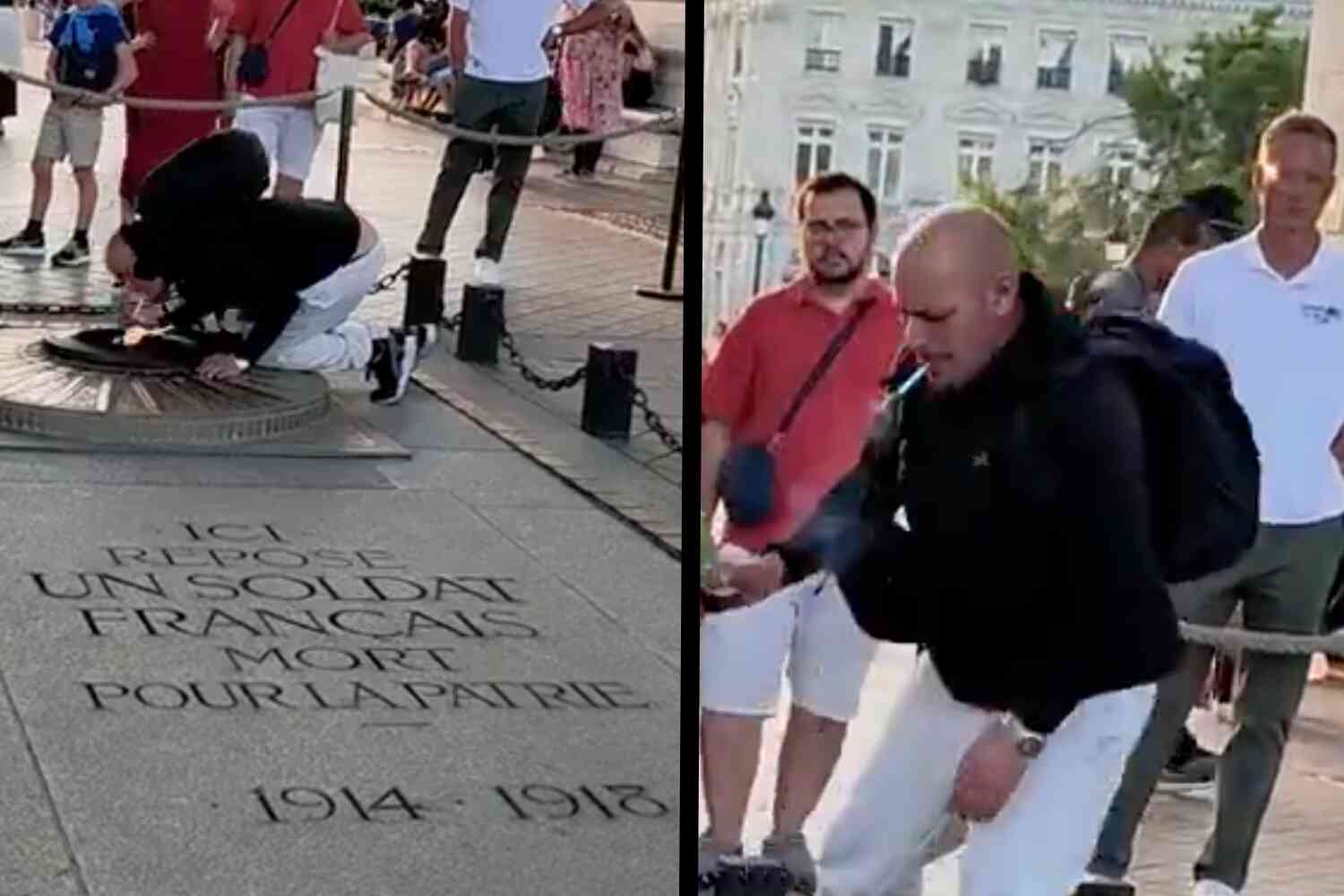 Thumbnail for Moroccan migrant faces deportation for lighting cigarette with flame from Paris' Tomb of the Unknown Soldier