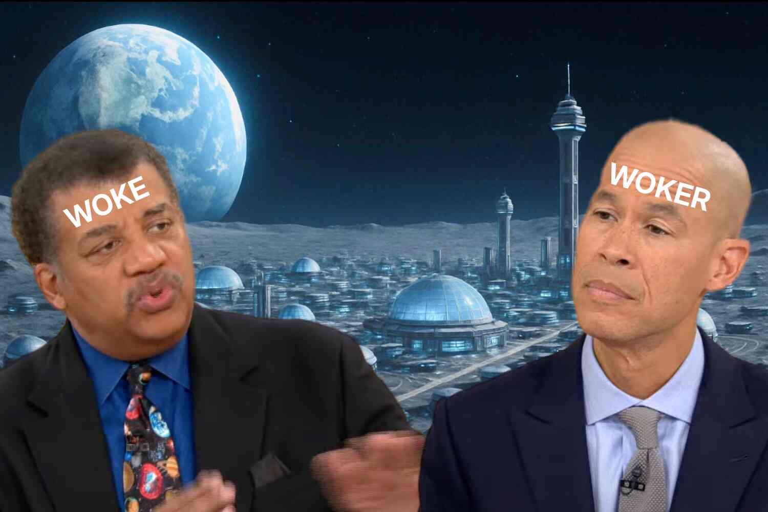 Thumbnail for This CBS host's objection to "colonizing" the moon was so dumb that even Neil DeGrasse Tyson was flabbergasted