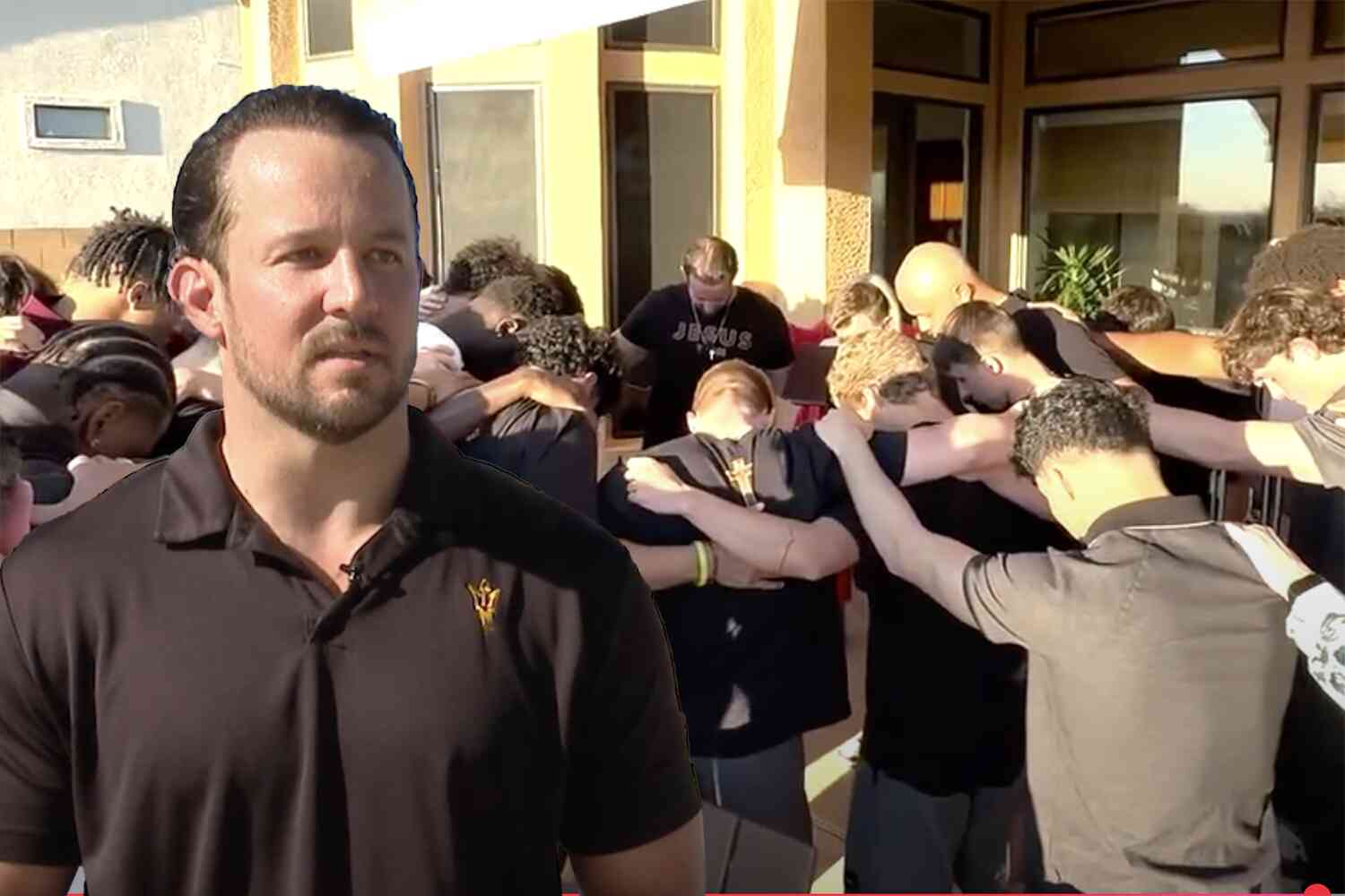 Thumbnail for Team chaplain leads Christian revival at Arizona State ✊