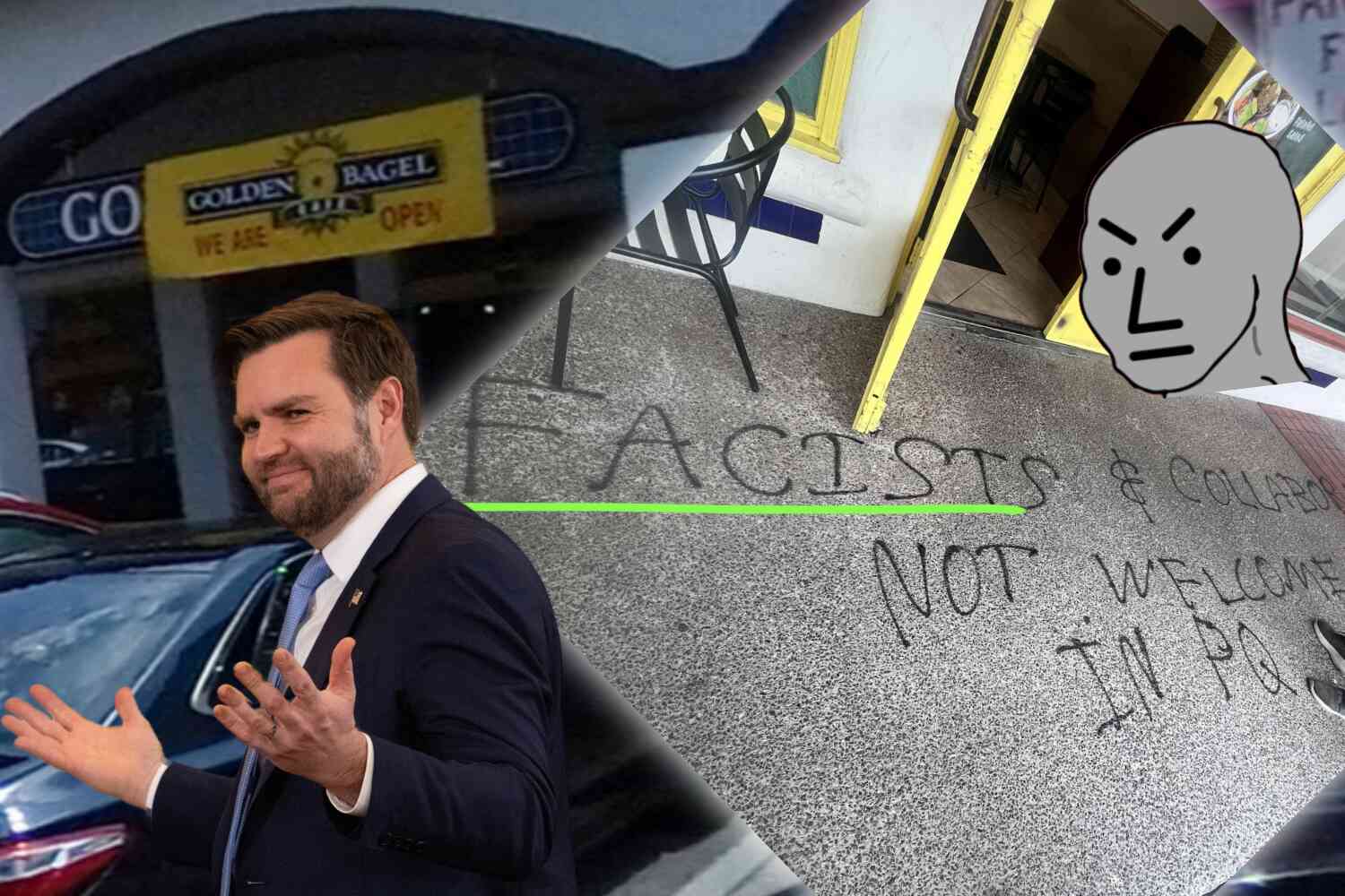 Thumbnail for Redditors Argue If Bagel Shop Is Fascist For Serving Vice President Toasted Bread Last Month