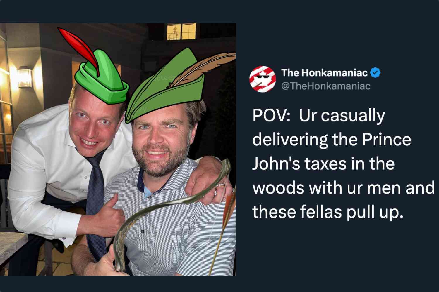Thumbnail for JD Vance met British patriot Thomas Skinner and the comments from both sides of the political aisle made my morning