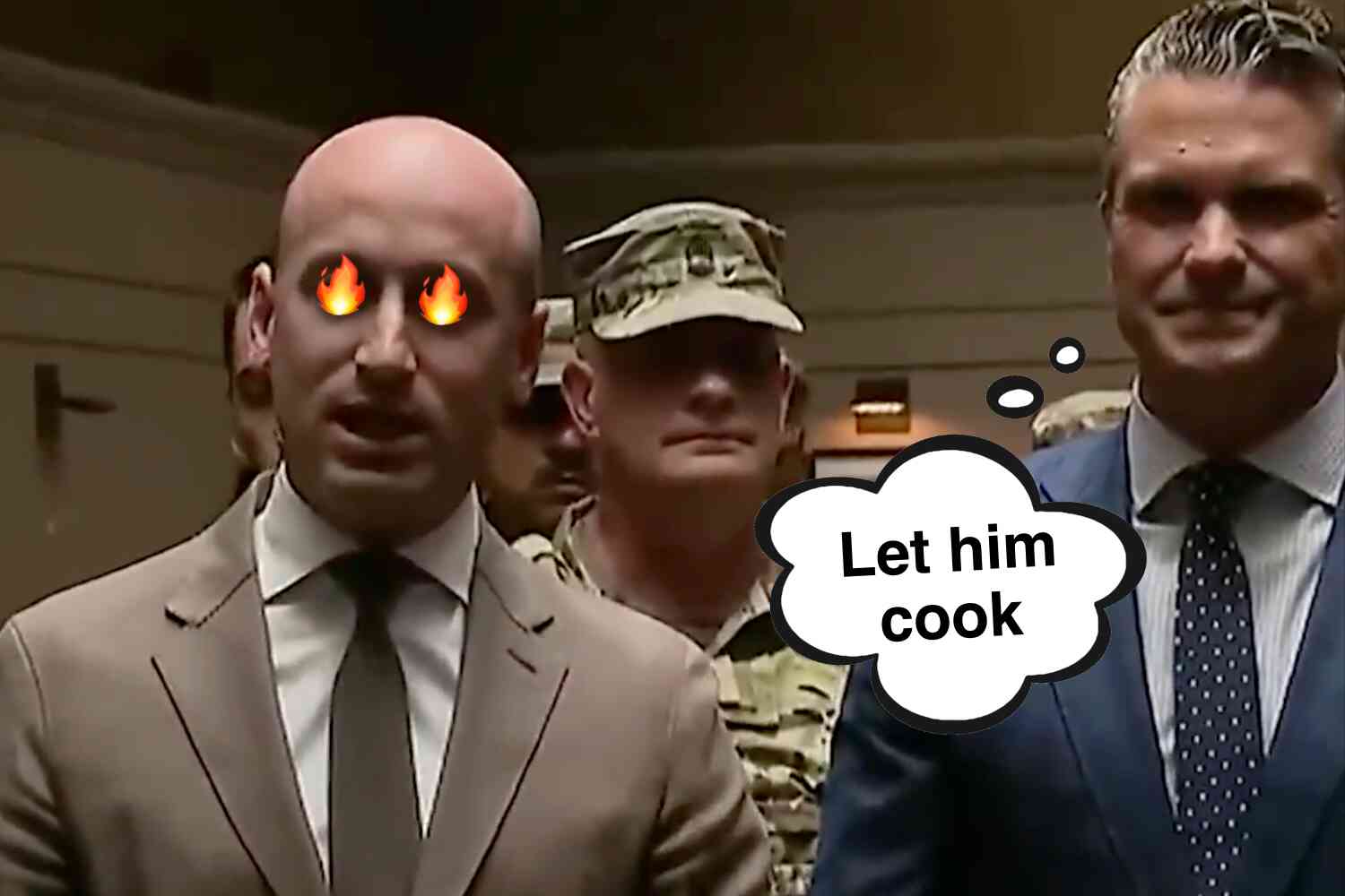 Thumbnail for Deputy Chief of Staff Stephen Miller went postal on the "stupid white hippies" who protested in DC today