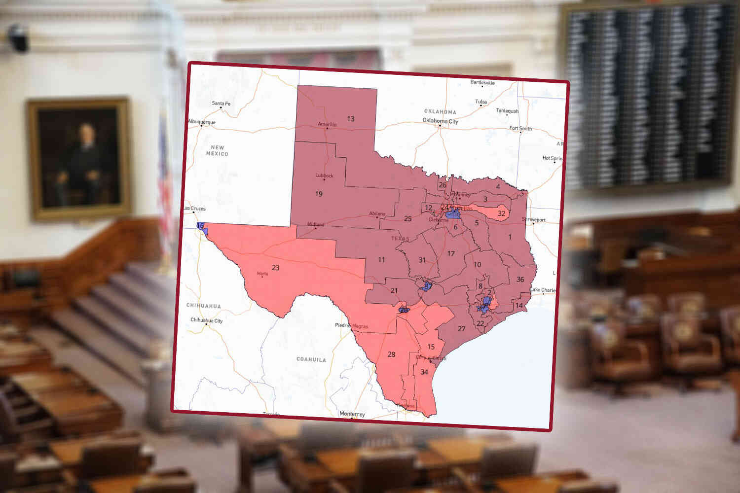 Thumbnail for Texas House finally passes redistricting map