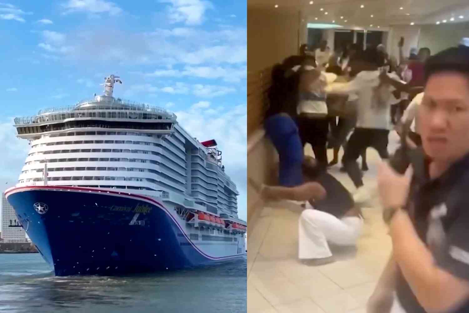 Thumbnail for Viral Video Shows Black Passengers Brawl Over "Chicken Tenders" On Carnival Cruise