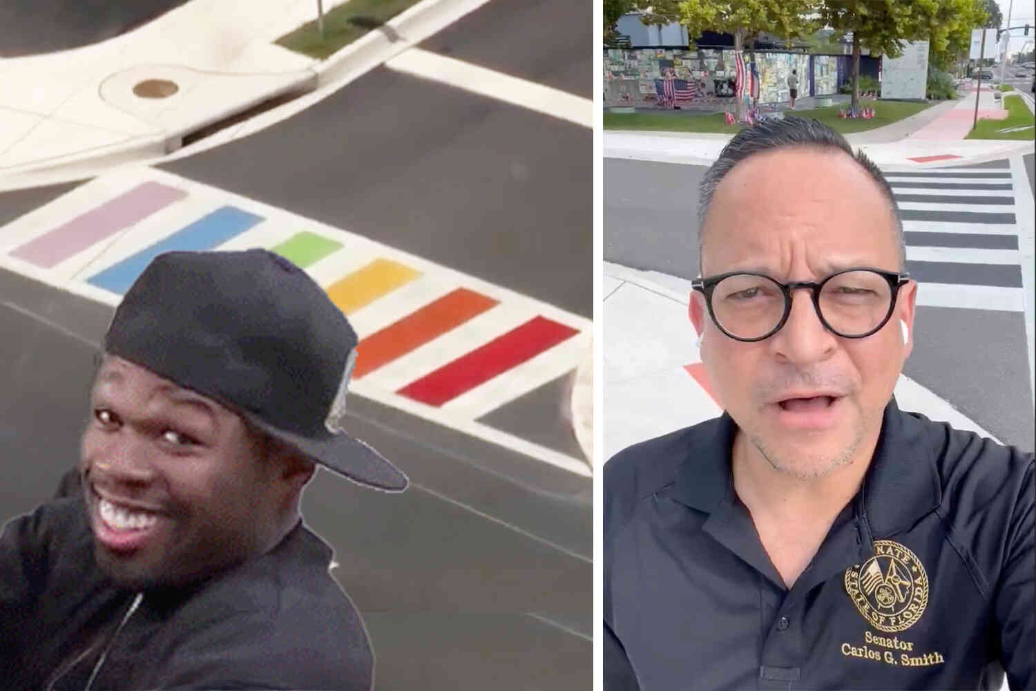 Thumbnail for Florida officials removed this rainbow crosswalk outside the Pulse nightclub. Democrat politicians are super angry.