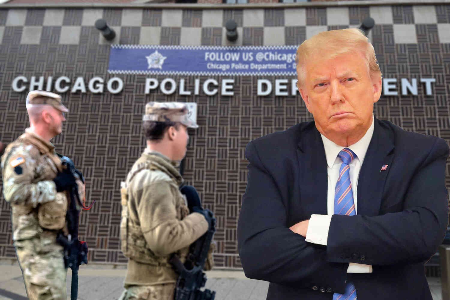Thumbnail for Trump says feds are going to come police Chicago after they clean up DC