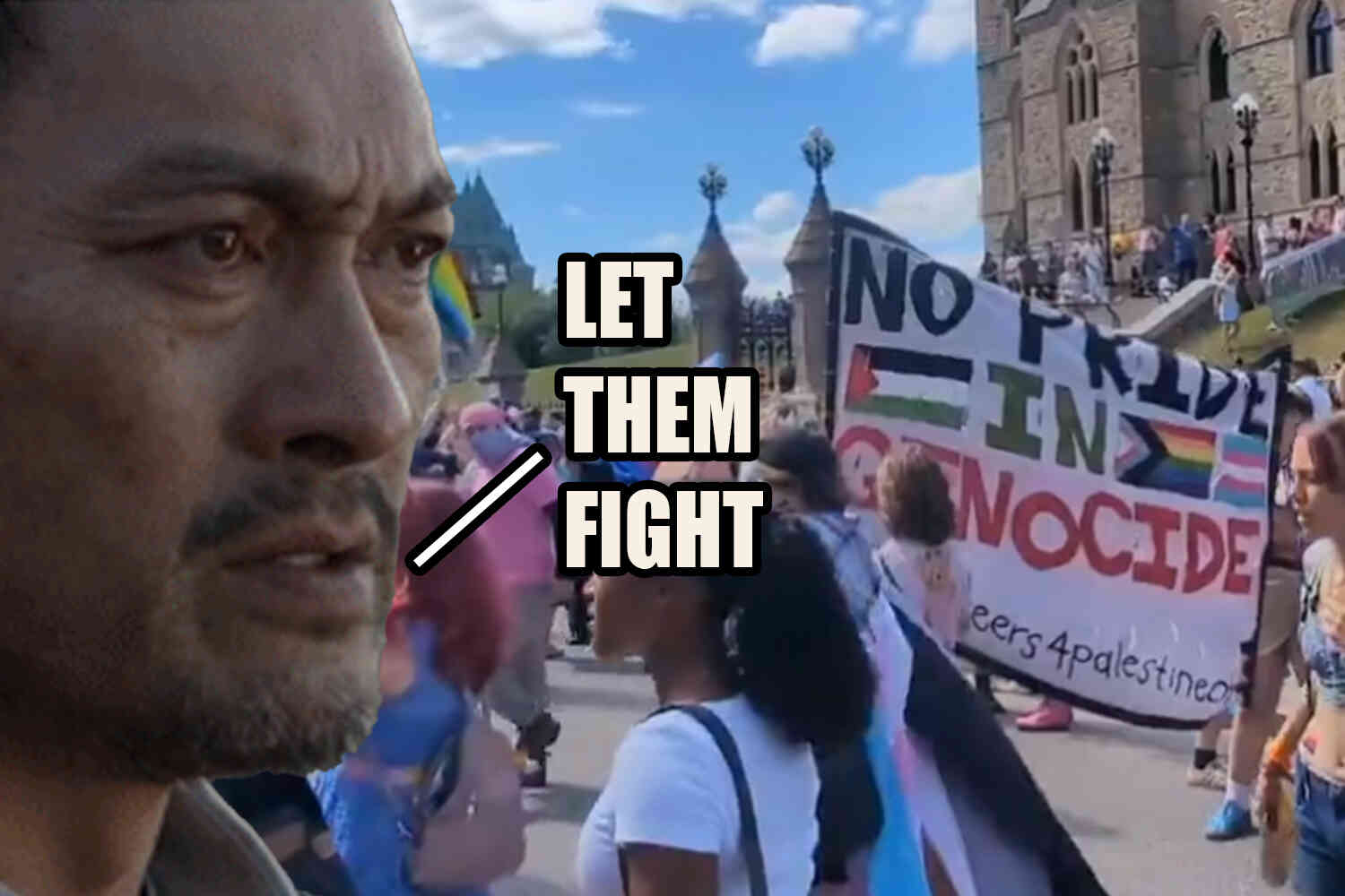 Thumbnail for Ottawa Pride Parade Canceled After Pro-Palestinian Protesters Block Route