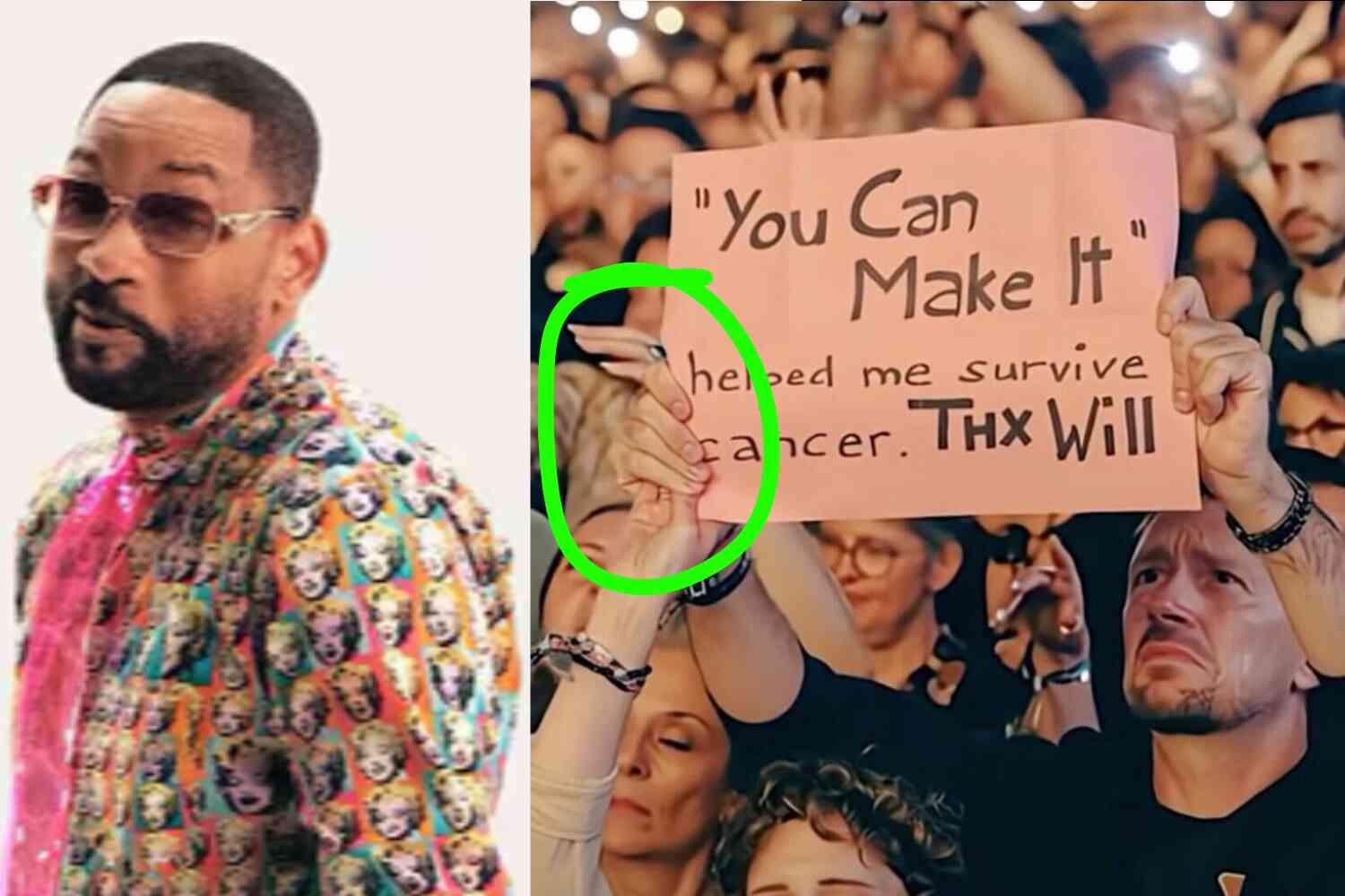 Thumbnail for Did Will Smith use an AI-generated crowd in his latest video, or is YouTube’s new “filter” to blame? 😬