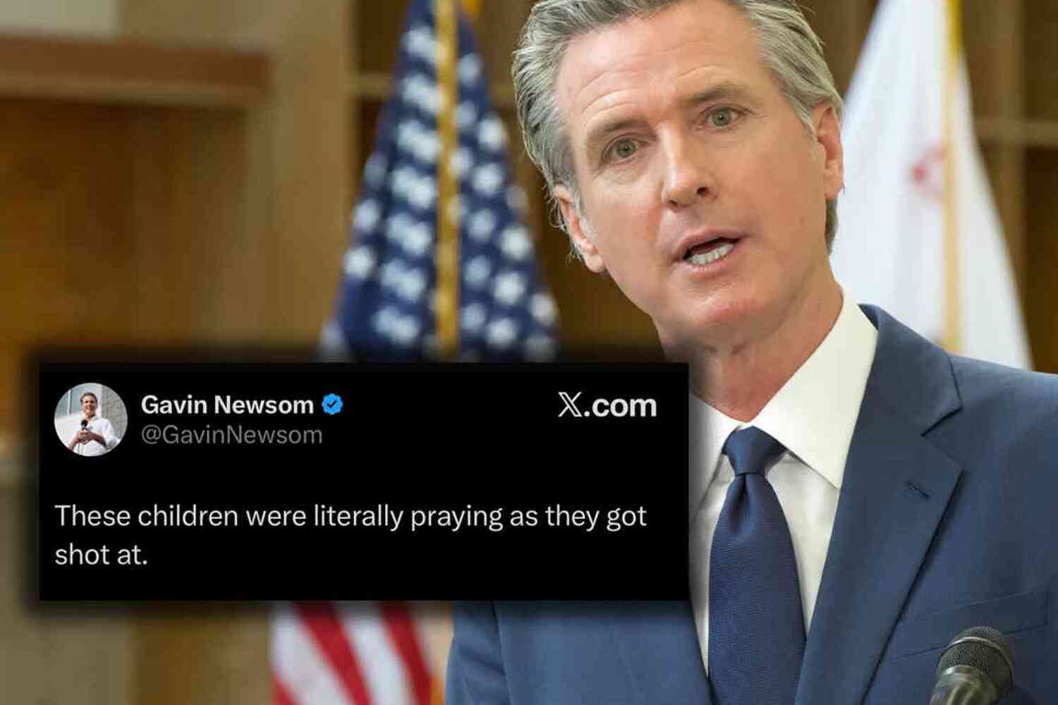 Thumbnail for Gruesome Newsom joins fellow Dems in mocking prayer after Minneapolis shooting