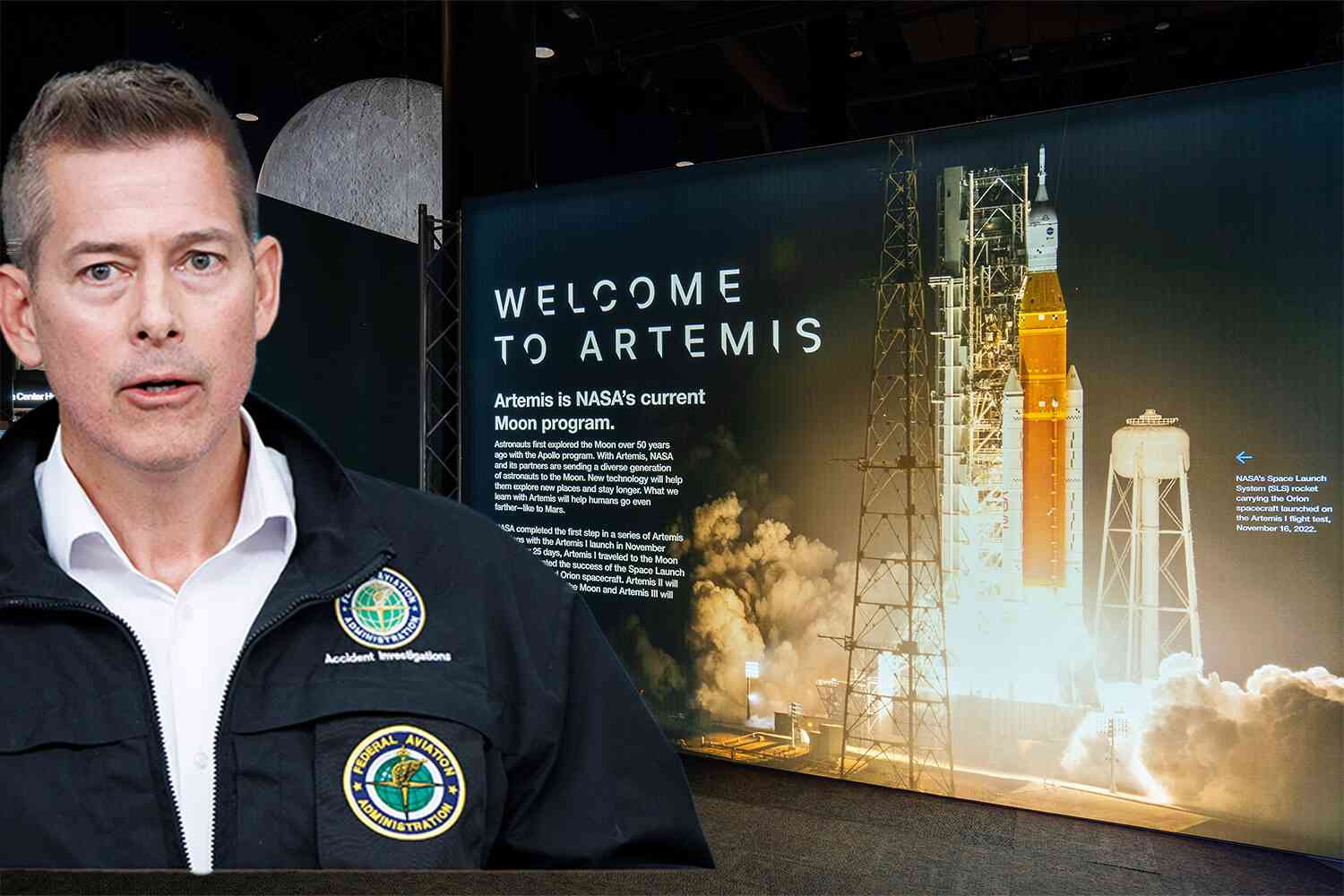 Thumbnail for NASA to send astronauts to orbit moon NEXT YEAR, with moon base to follow