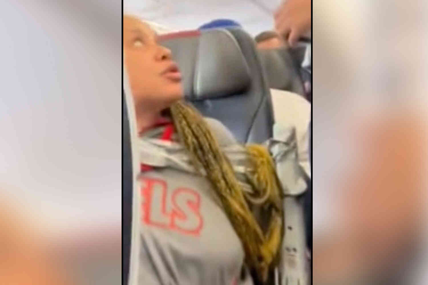 Thumbnail for Woman duct-taped to seat during flight to Las Vegas while ranting about roach poison