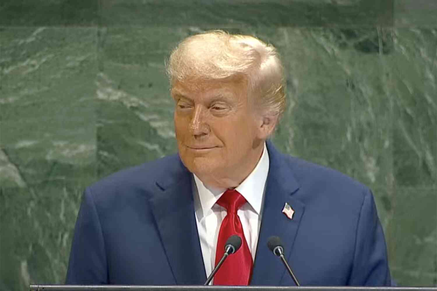 Thumbnail for I gathered up all the highlights from Trump's UN speech for your enjoyment