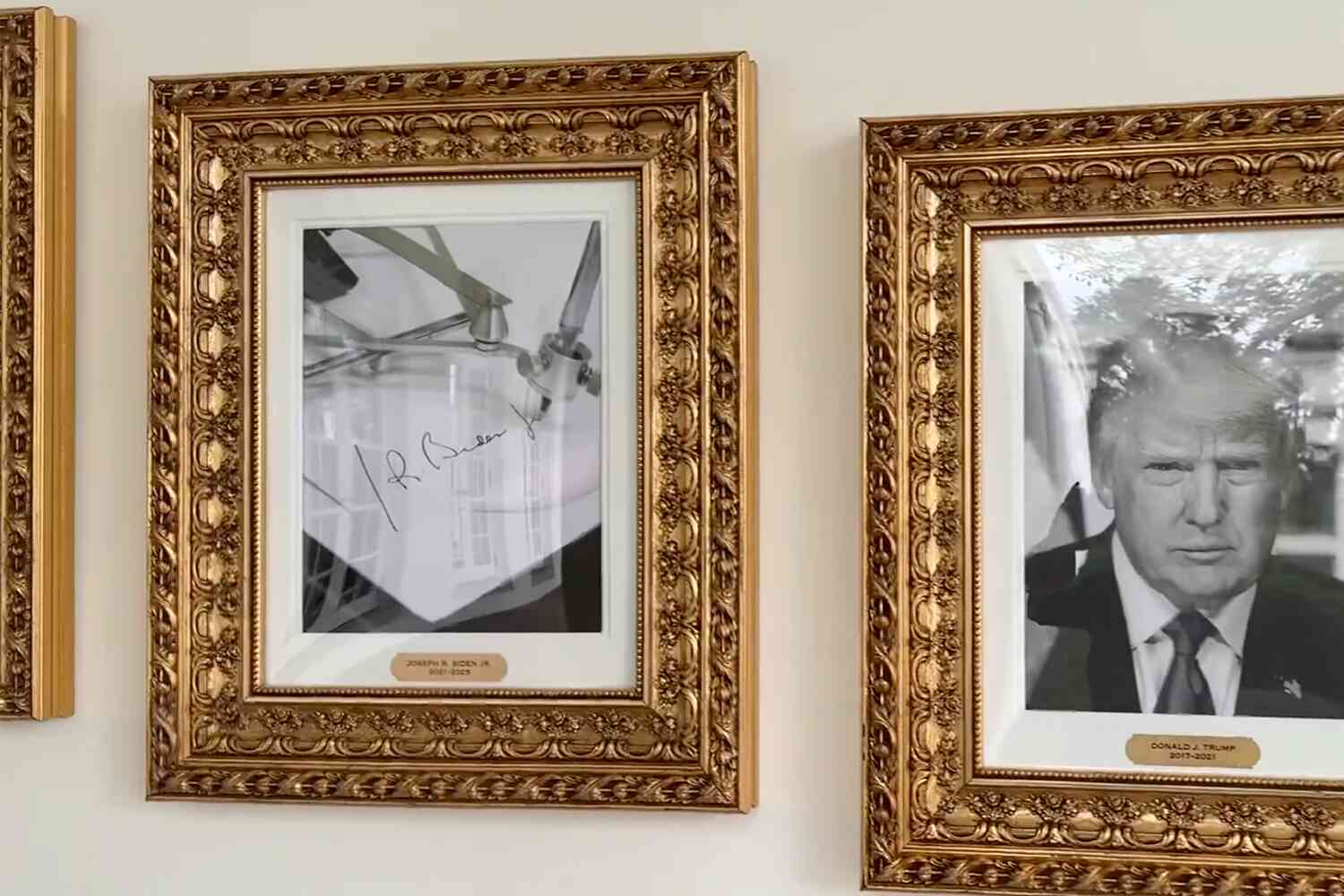 Thumbnail for White House Replaces Joe Biden's "Presidential Walk Of Fame" Portrait With Photo Of Autopen
