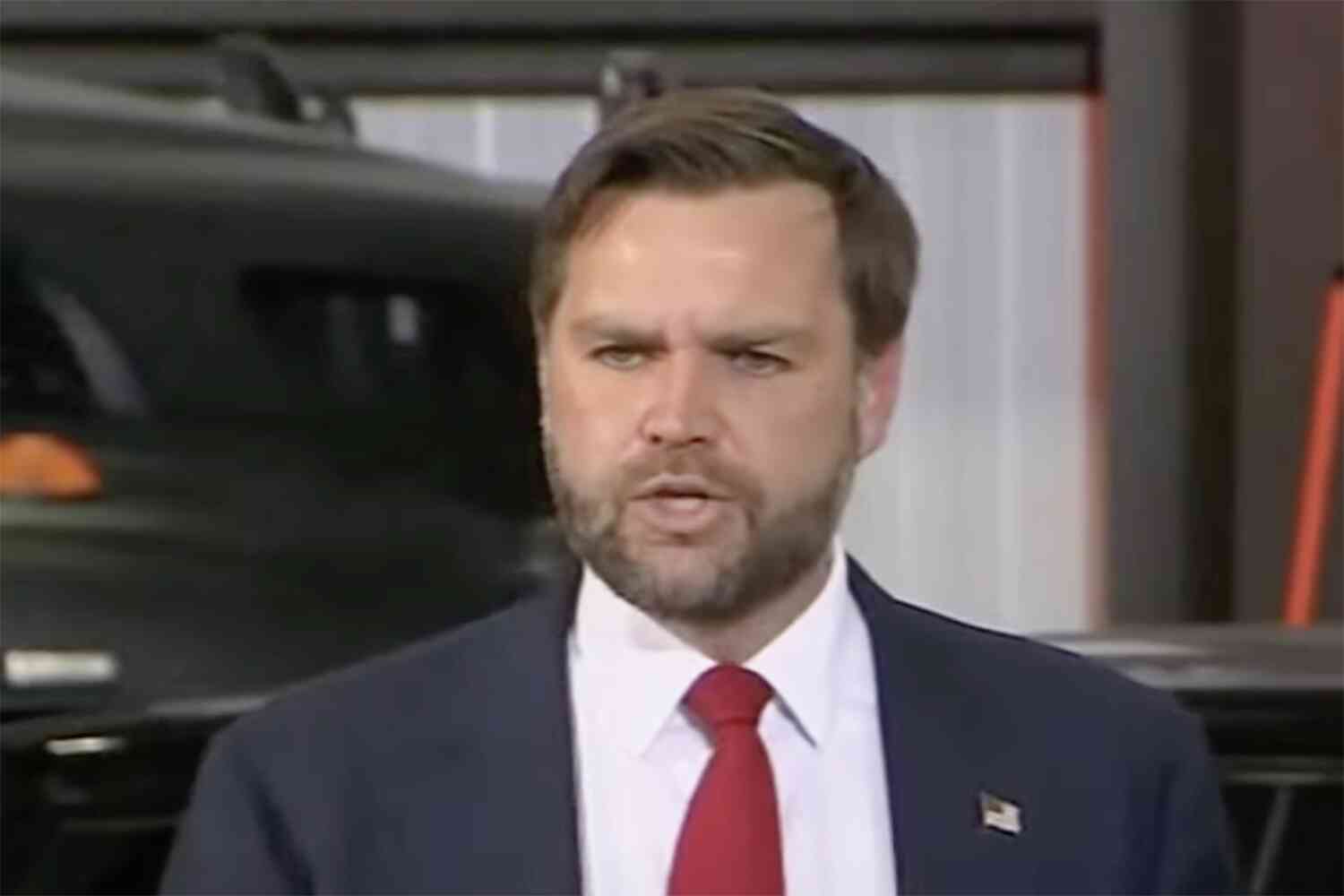 Thumbnail for JD Vance has some words for those whose "political rhetoric encourages violence against our law enforcement"