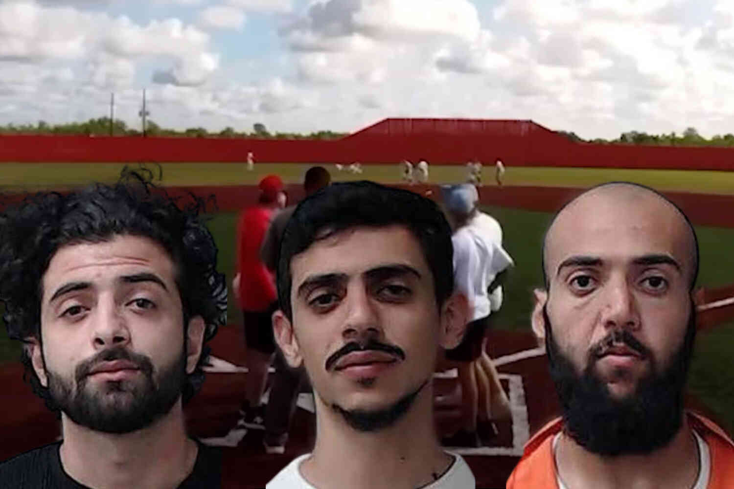 Thumbnail for Three Arab Muslim men arrested for spraying Texas baseball team with bullets while shooting in nearby field