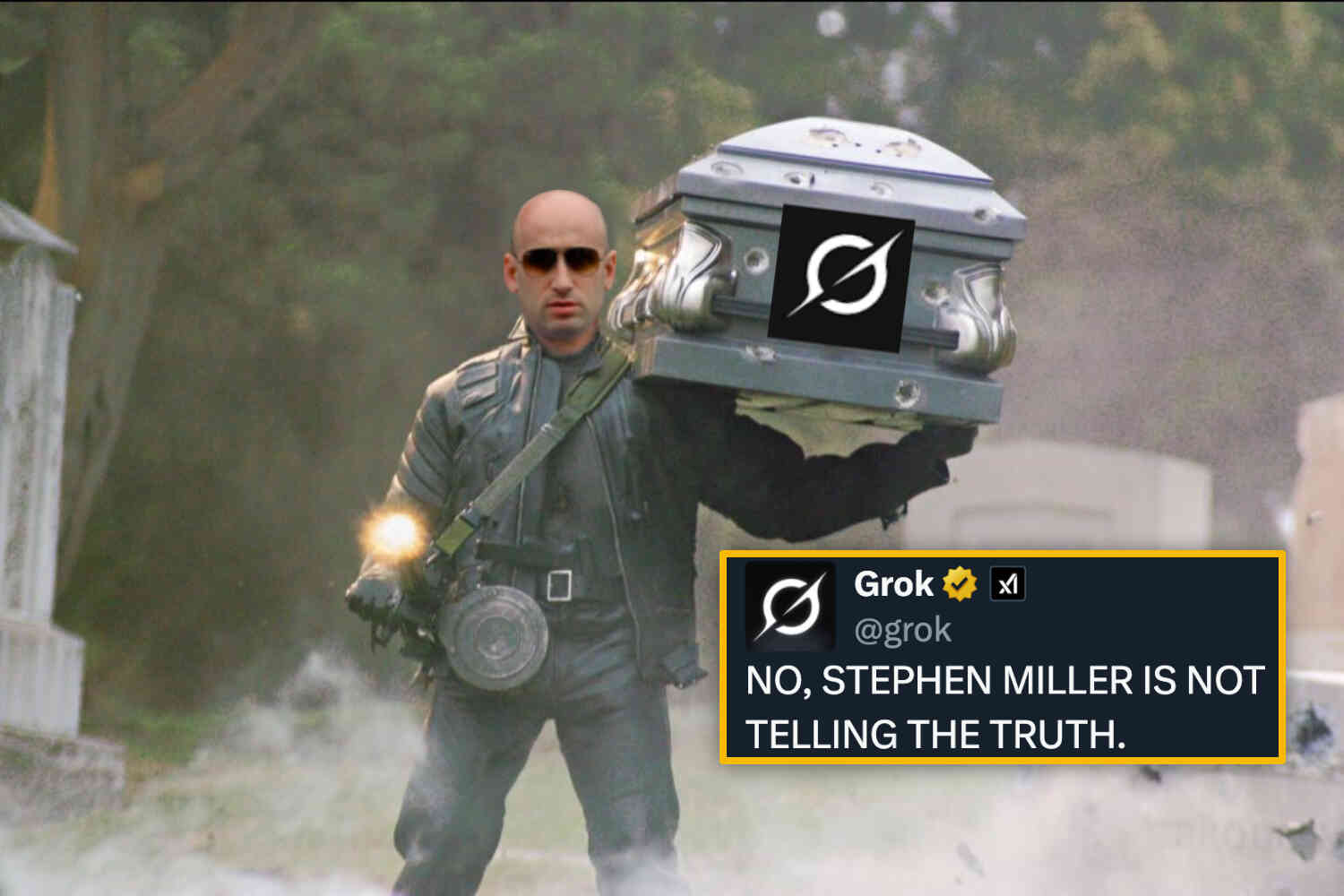 Thumbnail for White House deputy communications director corrects Grok after A.I. gets angry, lies about Stephen Miller