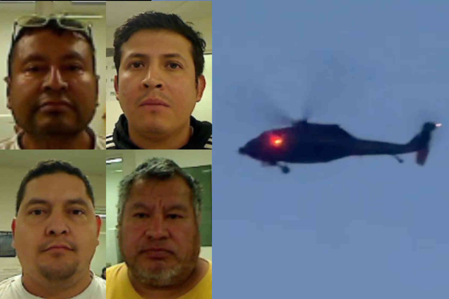 Thumbnail for Four men arrested for shining laser at Border Patrol helicopter in Portland are all illegal aliens, two have criminal records