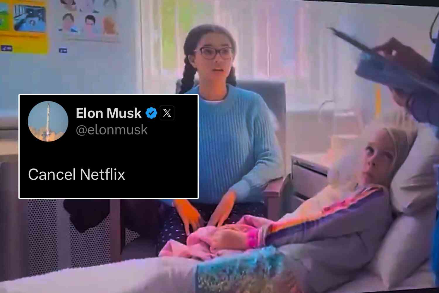 Thumbnail for Elon Musk leads "Cancel Netflix" movement after conservatives expose trans propaganda targeted at kids