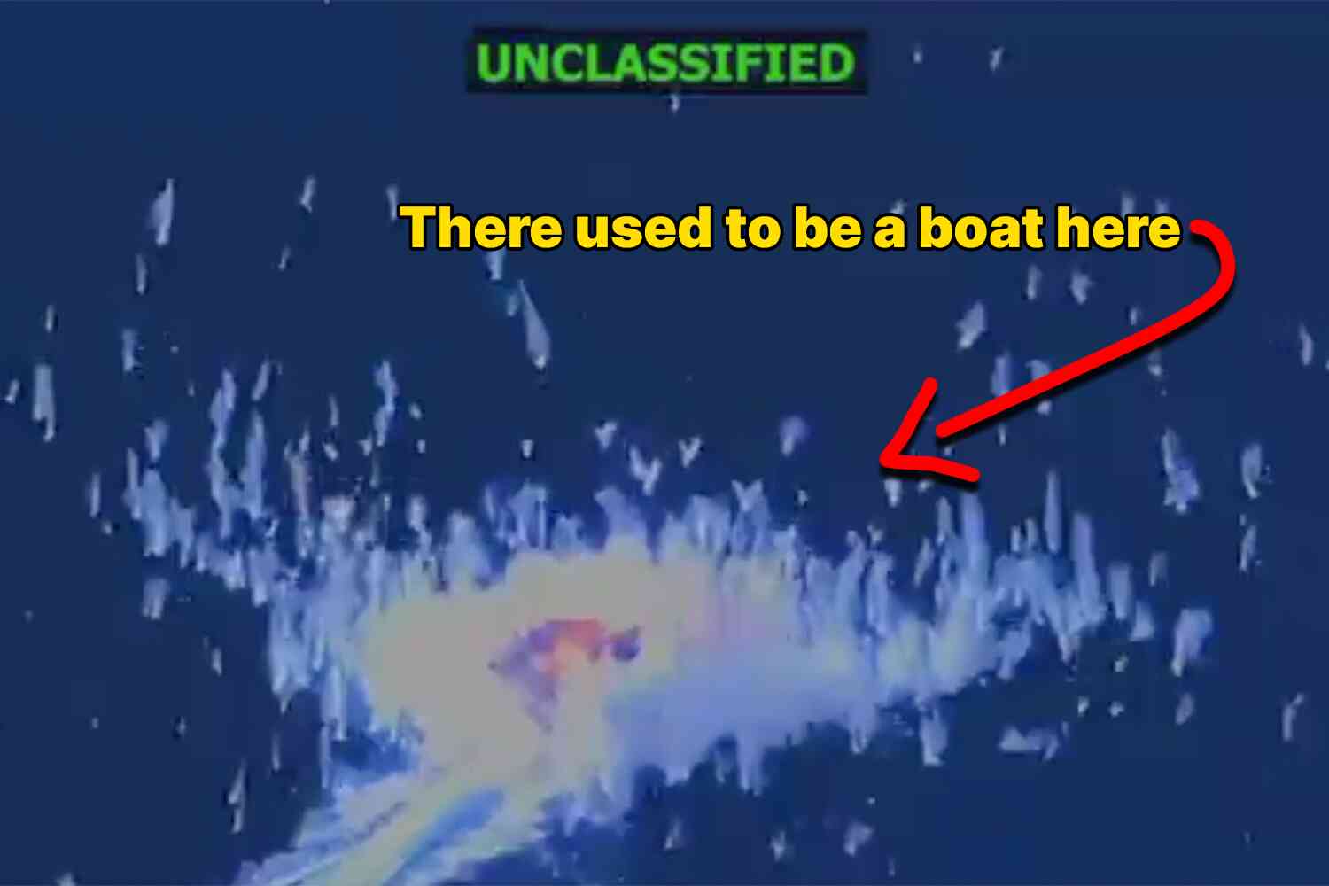 Thumbnail for Watch: Secretary of War directs kinetic strike against another narcoterrorist boat