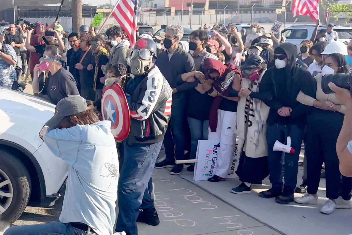 Thumbnail for DHS: Rioters in Chicago boxed ICE agents in with their cars, federal agents fired defensive shots in armed attack