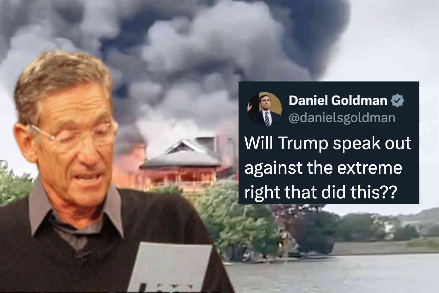 Thumbnail for Leftists delete posts suggesting "MAGA world" burned down judge's home after police chief rules out arson
