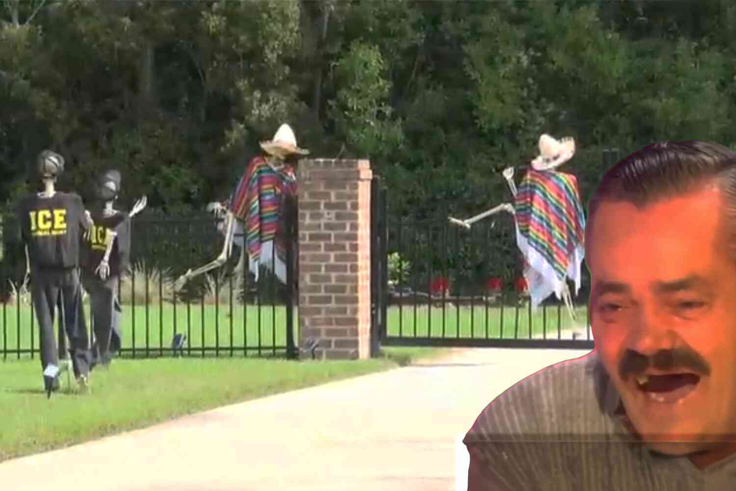 Thumbnail for Alabama sheriff ruffles feathers with ICE-themed Halloween decorations