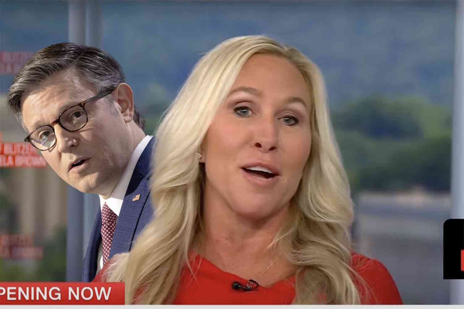 Image for article: MTG blames Republican leadership for government shutdown