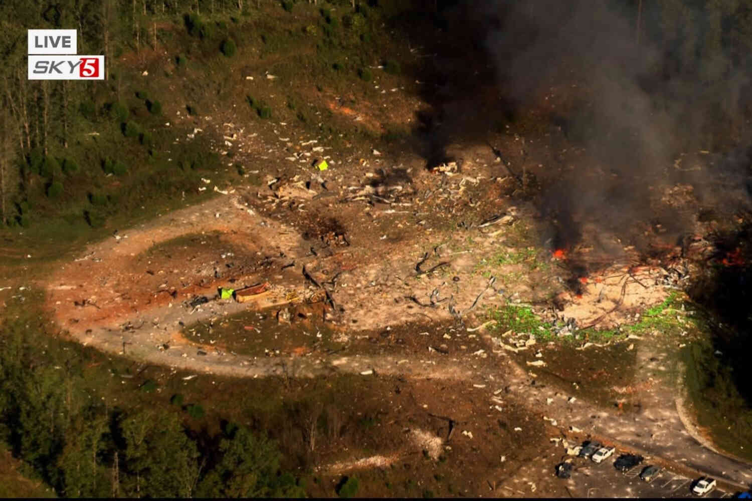 Thumbnail for Up to 19 people feared dead after Tennessee munitions factory explodes, shakes homes for miles around