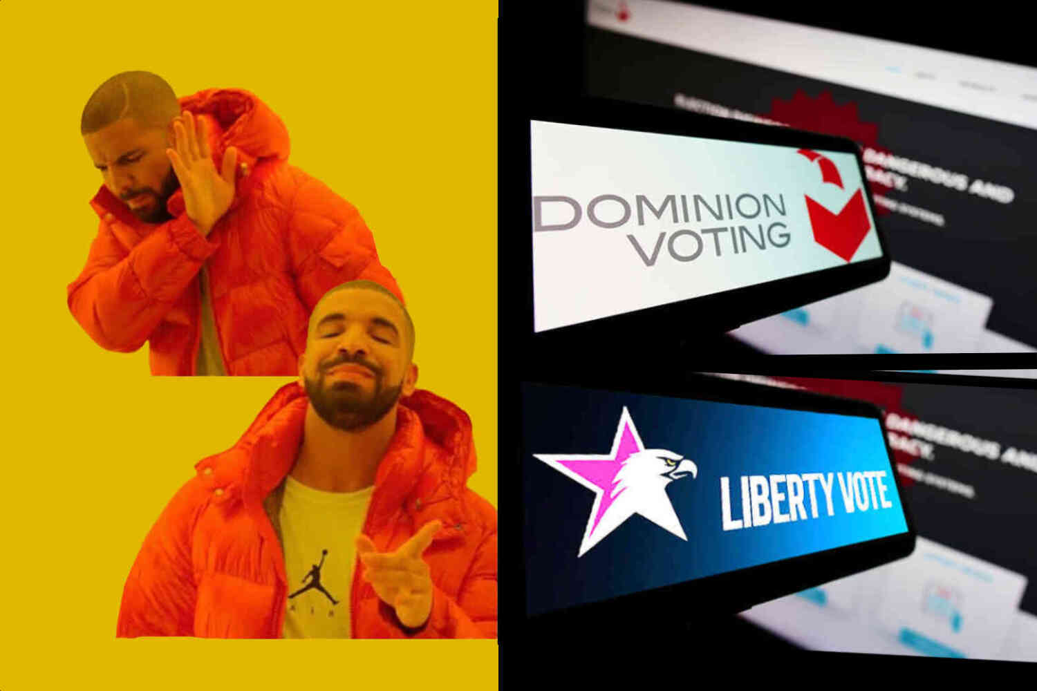 Image for article: Dominion Voting purchased by former GOP official, rebranded "Liberty Vote"