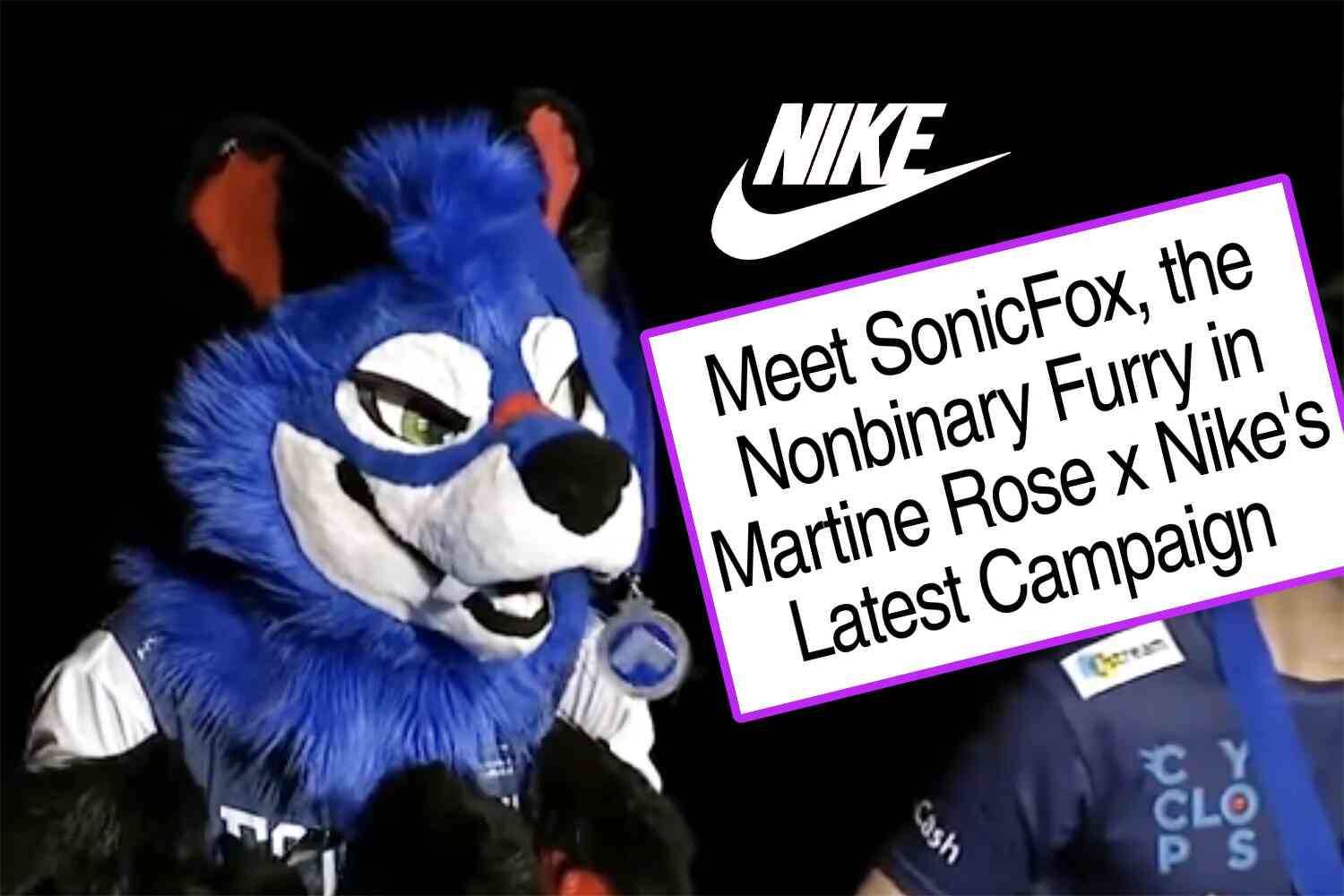 Thumbnail for New Nike ad features “nonbinary furry” gamer