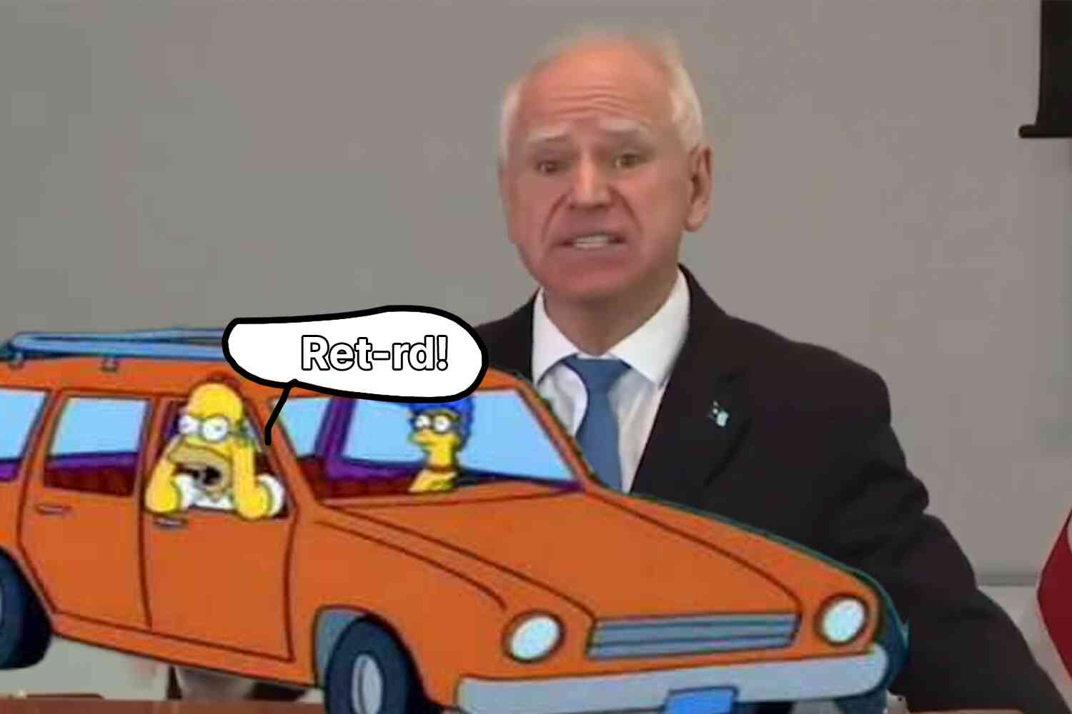 Thumbnail for Tim Walz Says People Are Driving By His House To Call Him Retarded: "This Creates Danger!"