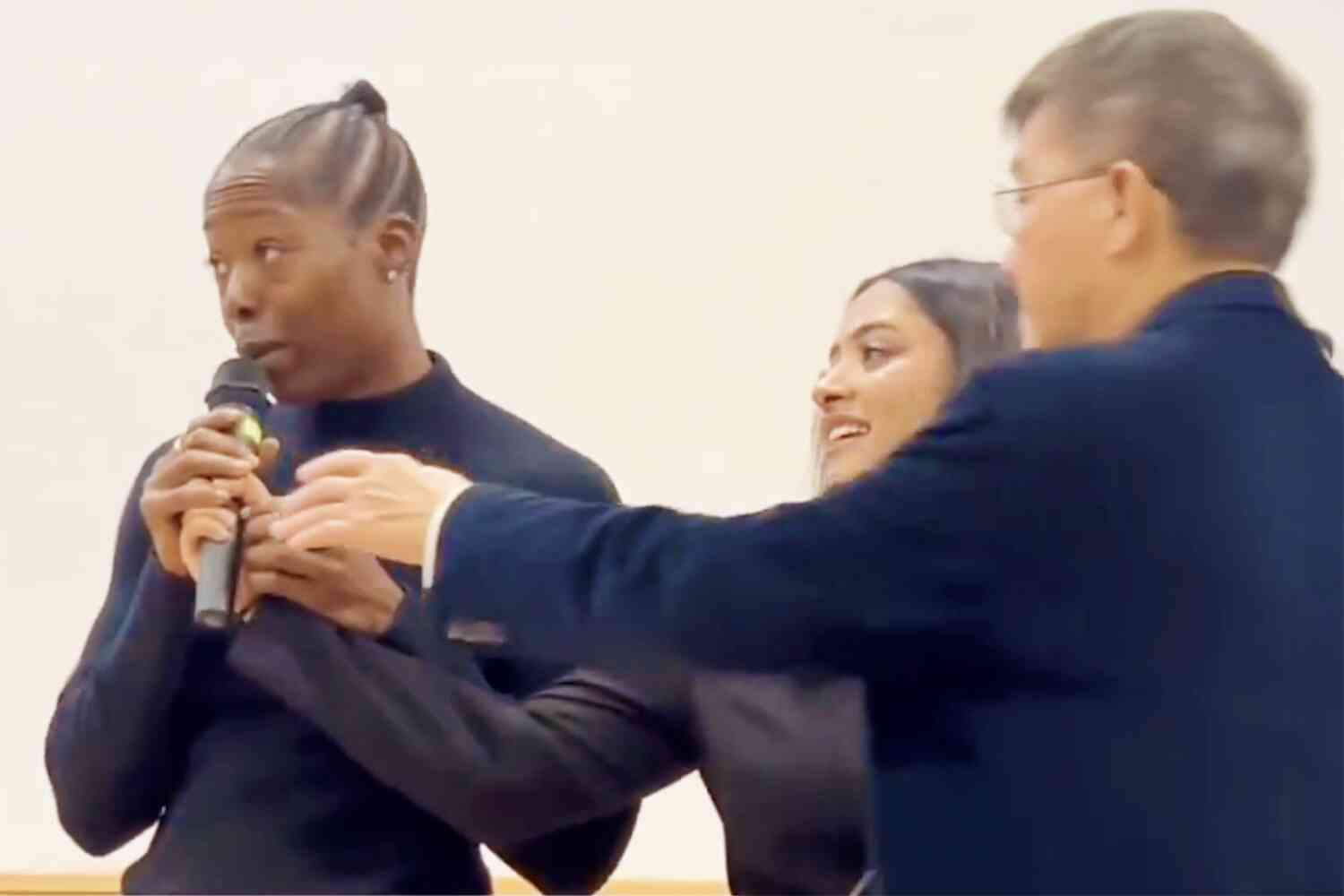 Thumbnail for WATCH: Tish from Gold's Gym has called out another California Dem for allowing men in women's spaces