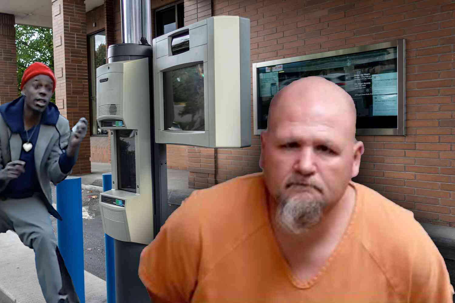 Image for article: Ohio man arrested after sending his meth through bank vacuum tube