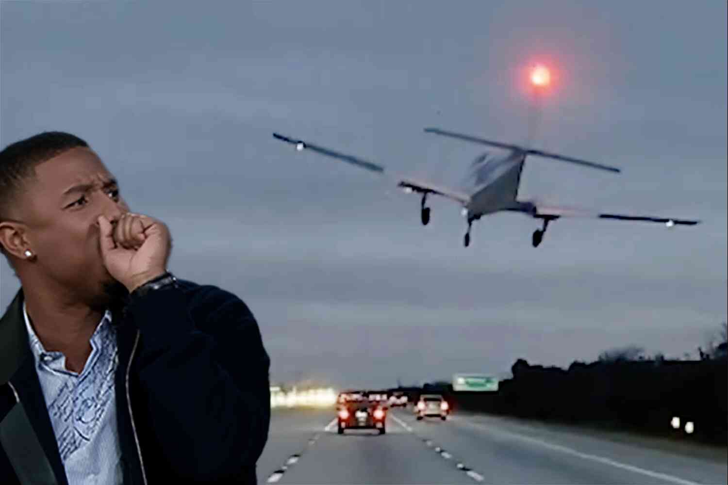 Thumbnail for WATCH: Plane lands directly on top of car traveling down Florida freeway