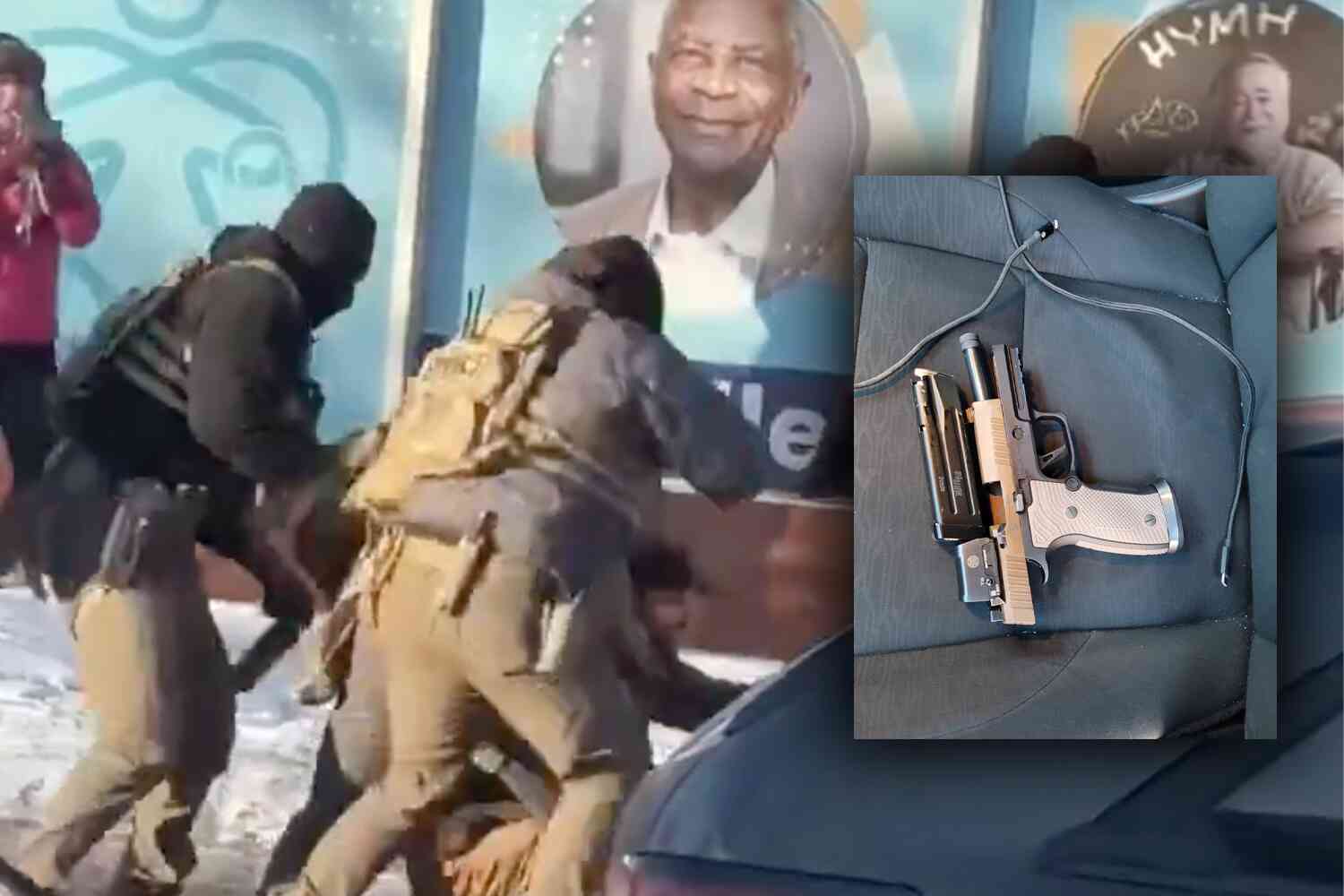 Thumbnail for ICE agents in Minneapolis shoot, kill allegedly armed suspect who fought officers