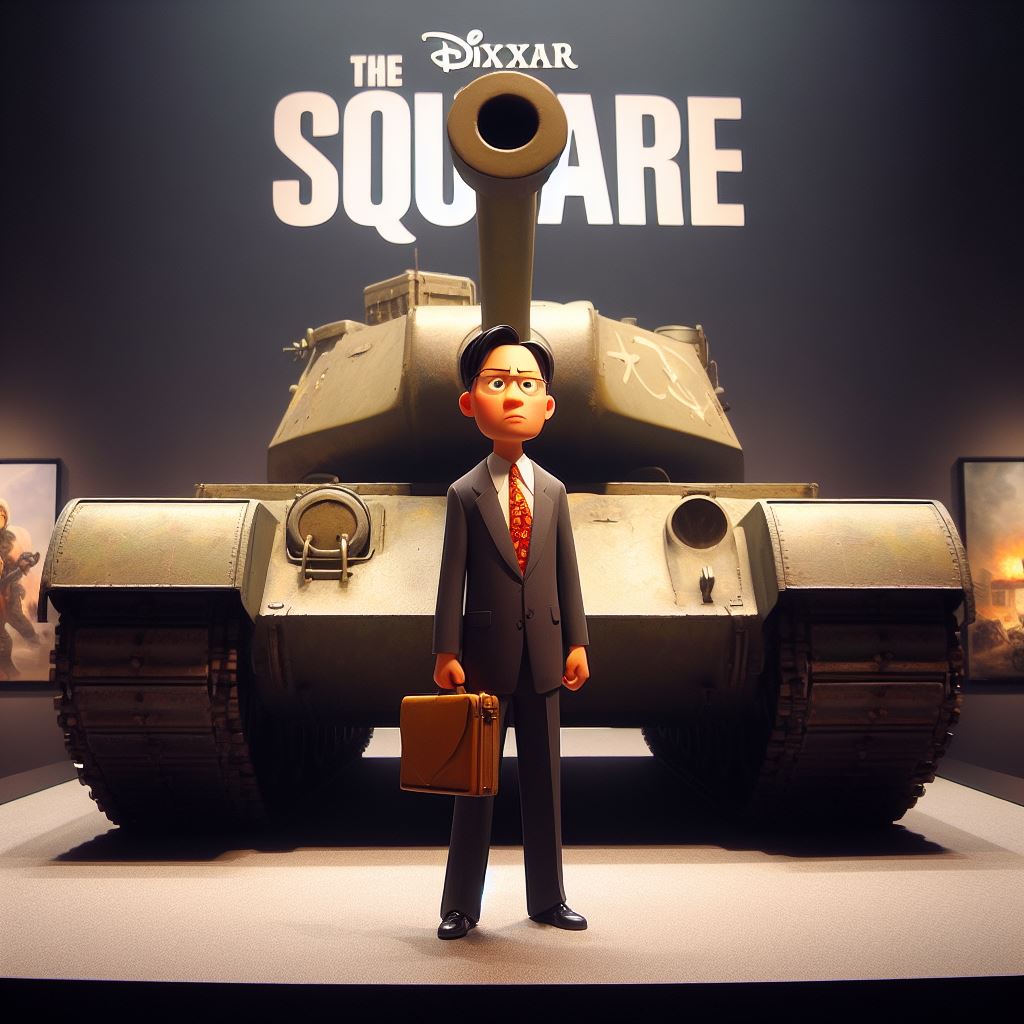 A disney pixar inspired movie poster